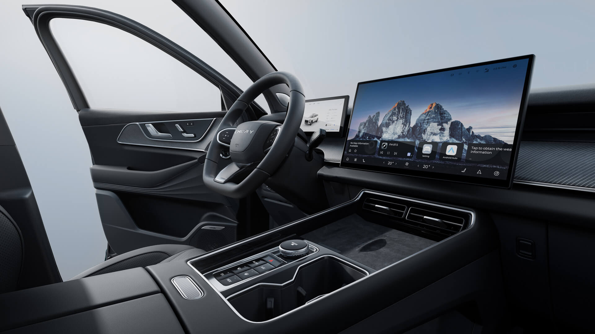 CHERY Tiggo 9 PHEV - Černý interiér - fotografie 2